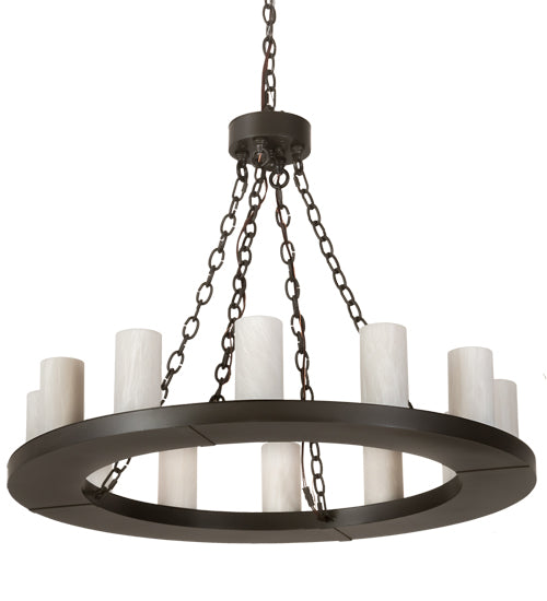 36" Wide Loxley 12 Light Chandelier