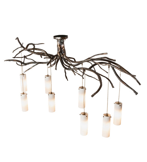 70" Long Winter Solstice Cilindro 8 Light Chandelier