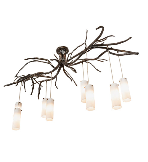 70" Long Winter Solstice Cilindro 8 Light Chandelier