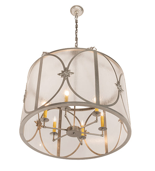 30" Wide Penelope 6 Light Pendant