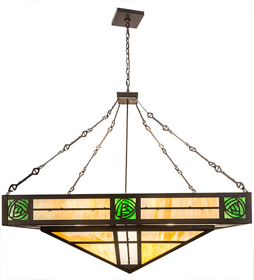 48"Sq Bungalow Rose Inverted Pendant