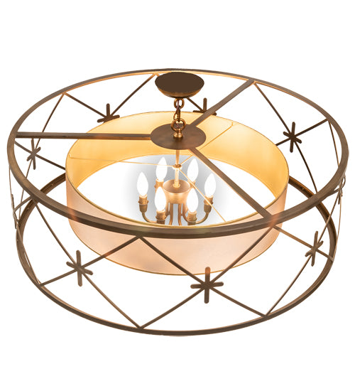 36" Wide Penelope 6 Light Pendant