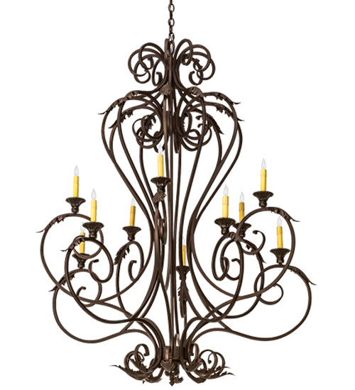 48" Wide Josephine 10 Light Chandelier