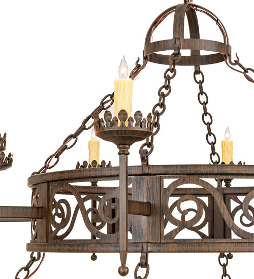 66" Wide Majella 20 Light Two Tier Chandelier