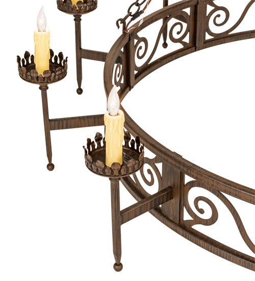 66" Wide Majella 20 Light Two Tier Chandelier