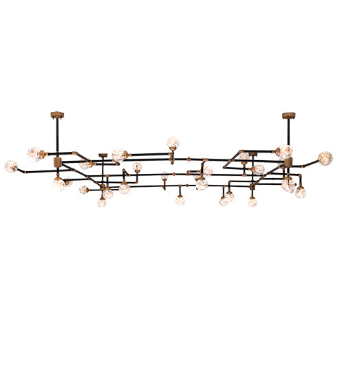 160" Long Pipedream 28 Light Chandelier