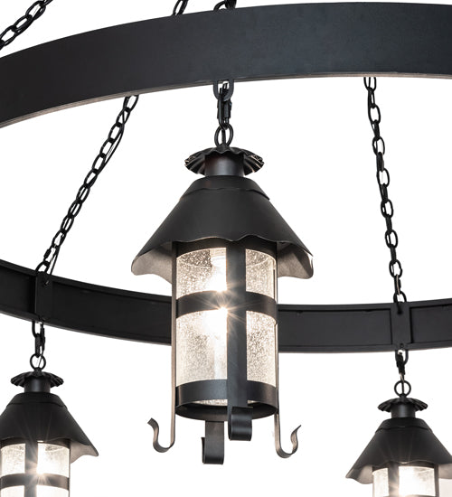 66" Wide Rutland 6 Lantern Chandelier