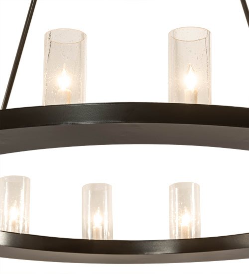 48" Wide Loxley 16 Light Two Tier Chandelier