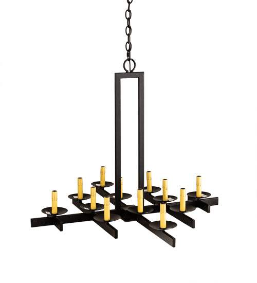 36" Wide Dante 12 Light Chandelier