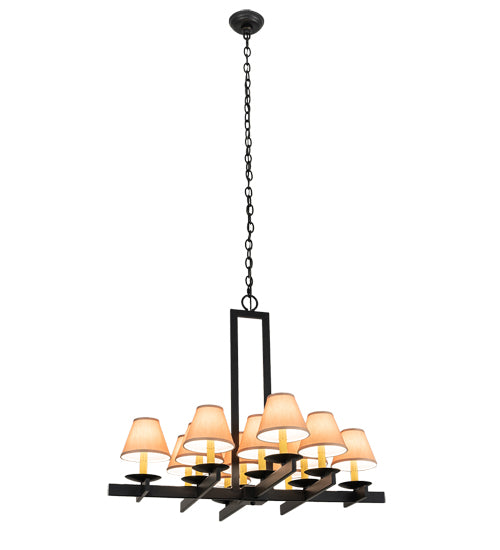 36" Wide Dante 12 Light Chandelier