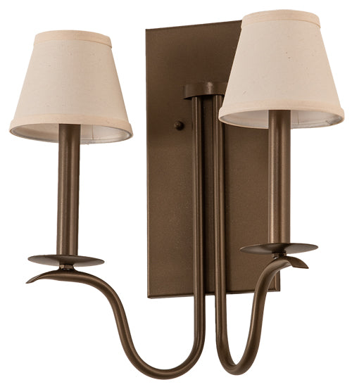 14" Wide Octavia 2 Light Wall Sconce