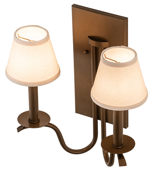 14" Wide Octavia 2 Light Wall Sconce