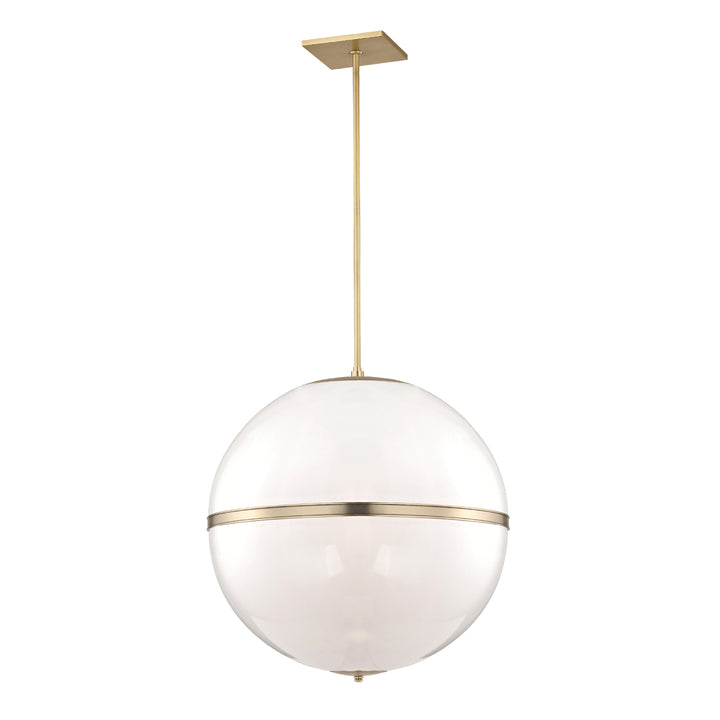 Crystorama Brian Patrick Flynn Truax 4 Light Aged Brass Chandelier