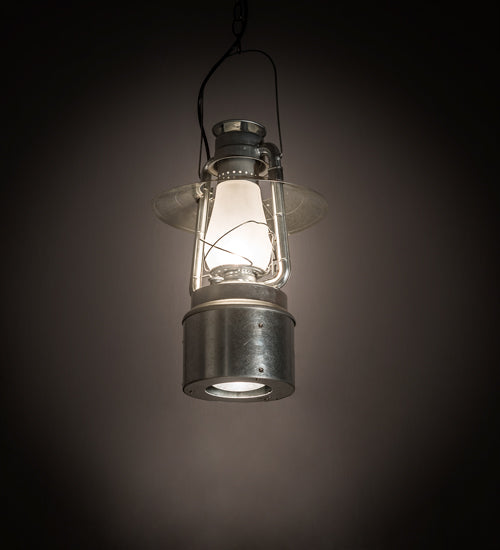 12" Wide Miners Lantern Pendant