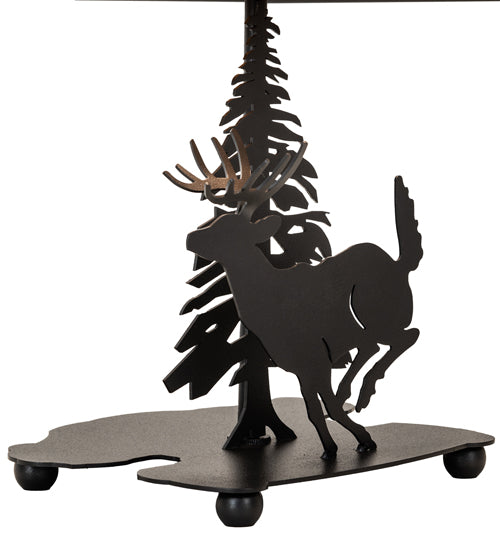 15" High Lone Deer Accent Lamp