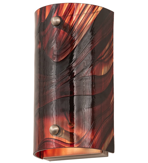 5" Wide Cabernet Swirl Wall Sconce