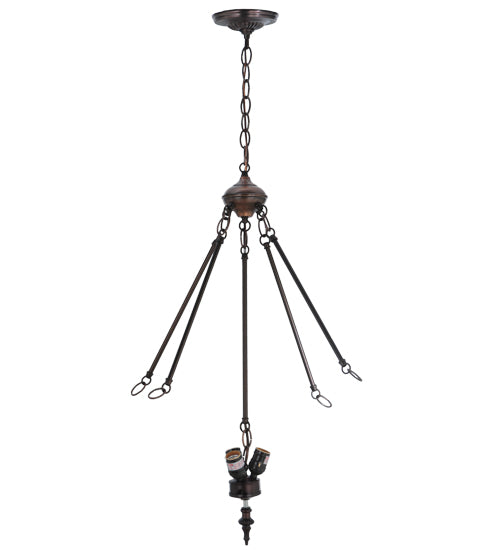 23"W Tiffany Edwardian Inverted Pendant