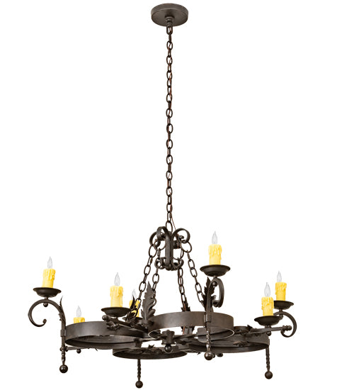 42" Wide Andorra 8 Light Chandelier