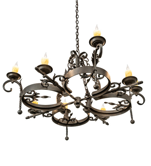 42" Wide Andorra 8 Light Chandelier