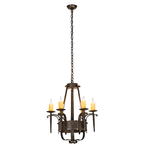 24" Wide Costello 6 Light Chandelier