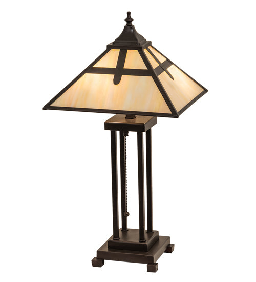 24" High Cross Mission Table Lamp