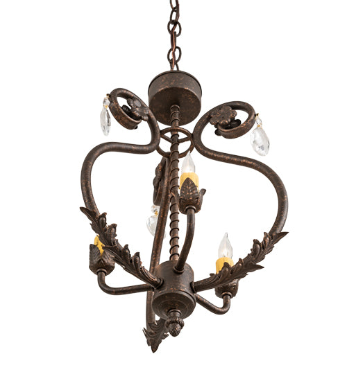 12" Wide Antonia 3 Light Chandelier