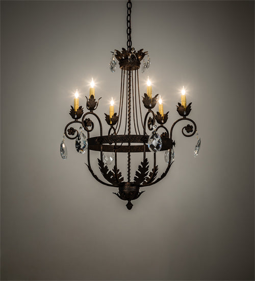 26" Wide Antonia 6 Light Chandelier