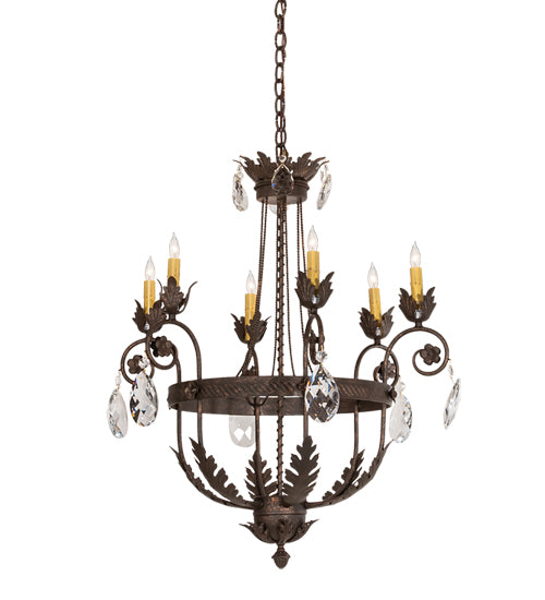 26" Wide Antonia 6 Light Chandelier