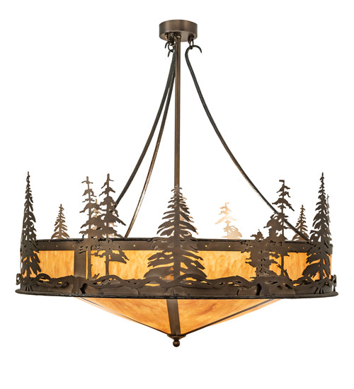 40" Wide Tall Pines Inverted Pendant