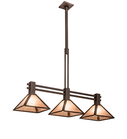 45" Long Soffe 3 Light Island Pendant