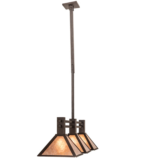 45" Long Soffe 3 Light Island Pendant