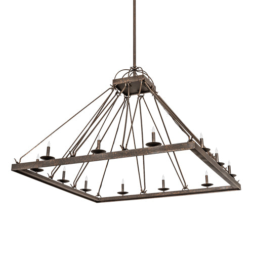 60" Square Retreat Chandelier