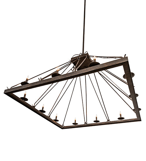 60" Square Retreat Chandelier