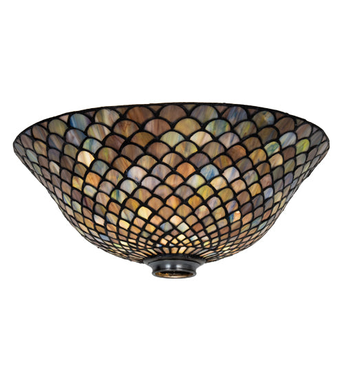 16" Wide Tiffany Fishscale Shade