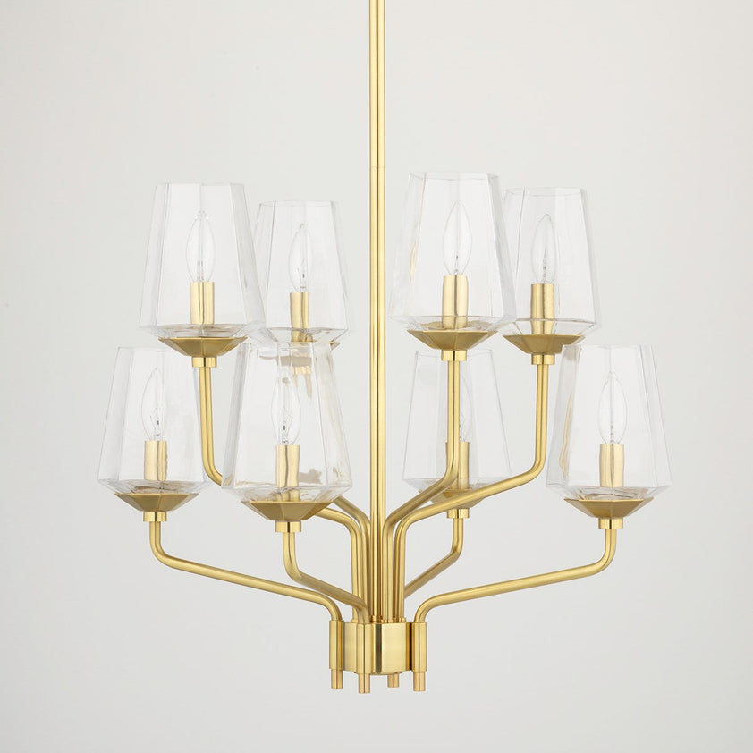 Kayla Chandelier - Aged Brass