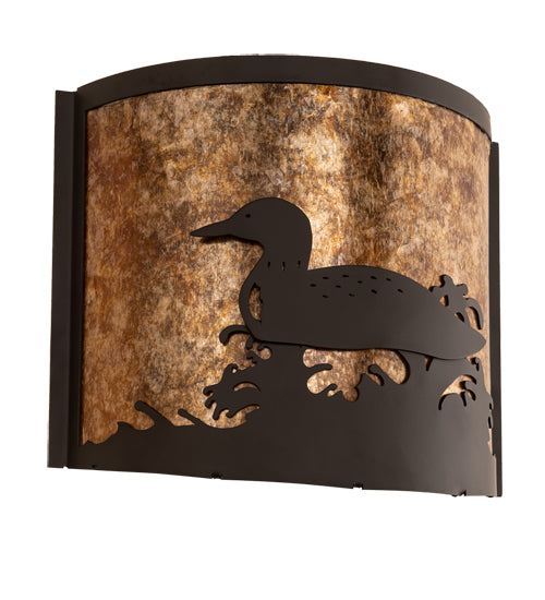 11" Wide Loon Left Wall Sconce