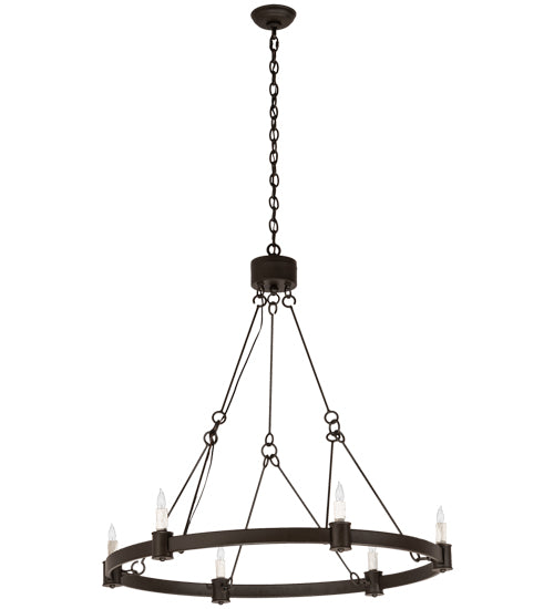 36" Wide Kenosha 6 Light Chandelier