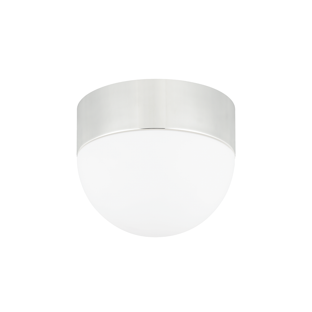 Adams 2 Light Flush Mount - Polished Nickel