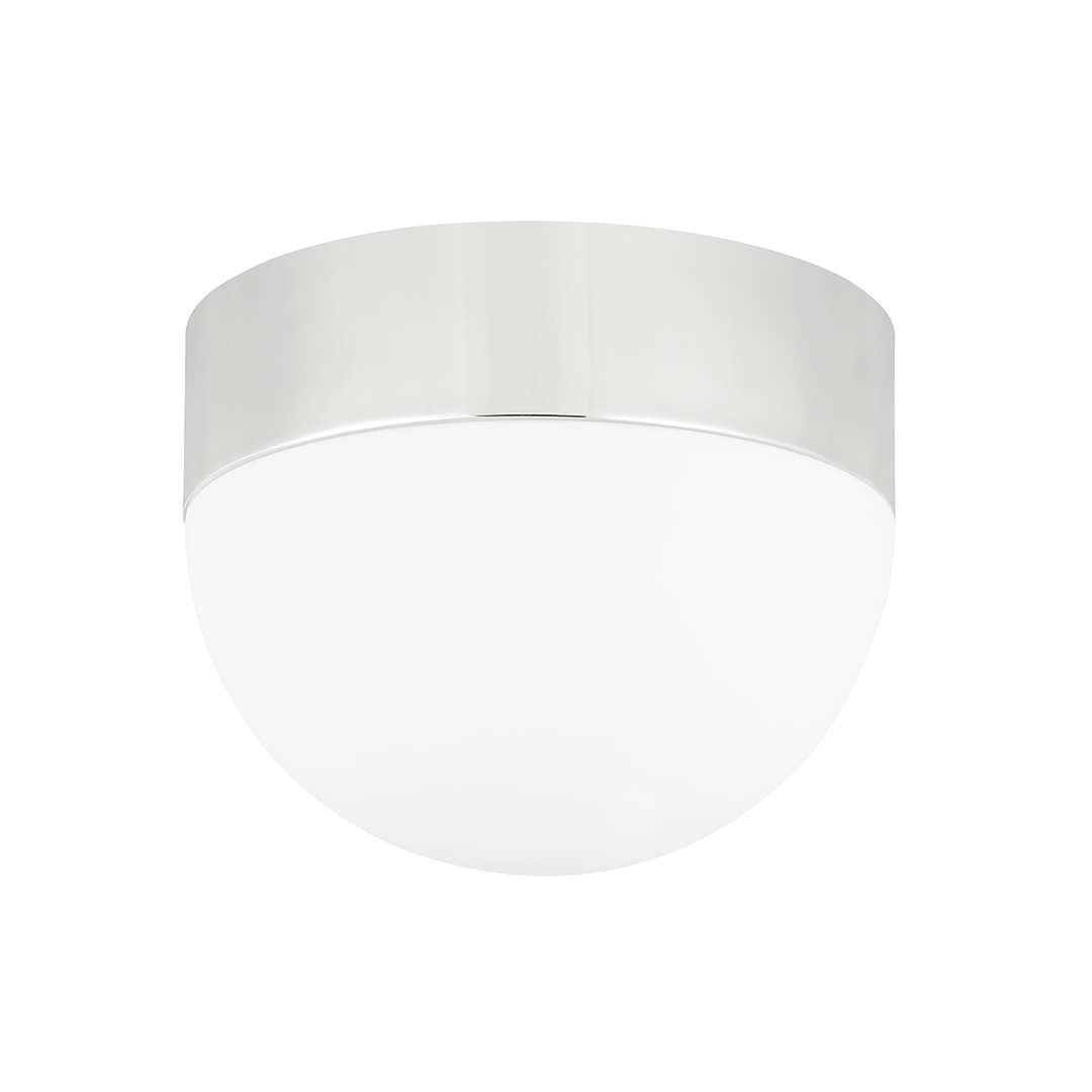 Adams 3 Light Flush Mount - Polished Nickel