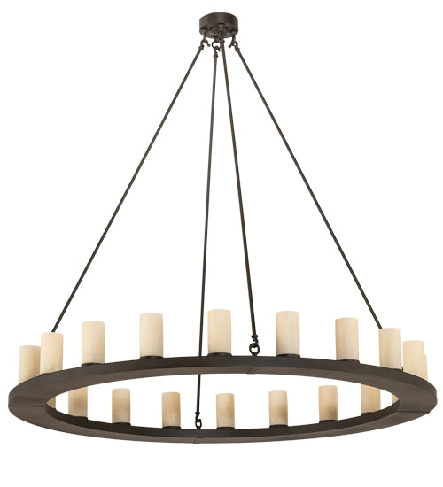 60" Wide Loxley 20 Light Chandelier