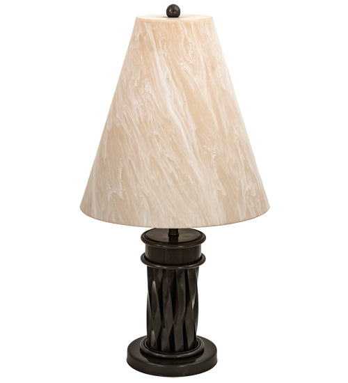 10" Wide Cone Mosset Table Lamp