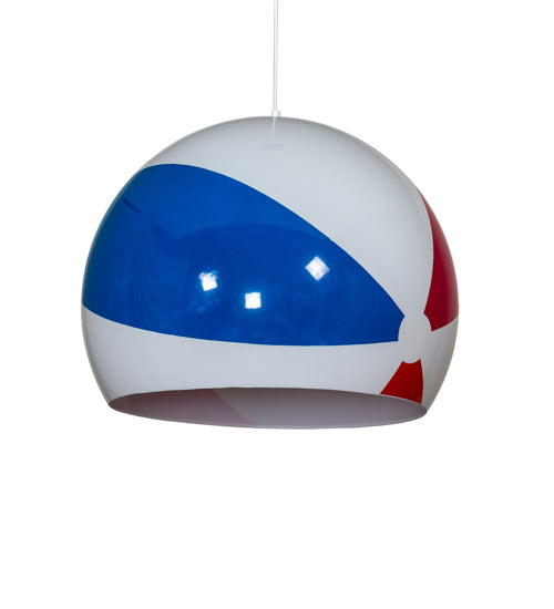 24" Wide Beach Ball Pendant