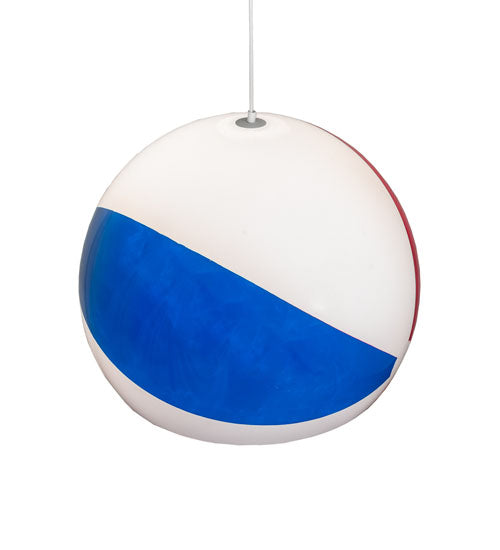 24" Wide Beach Ball Pendant