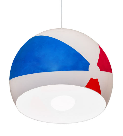 24" Wide Beach Ball Pendant