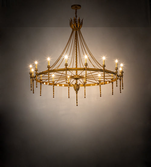 56" Wide Amaury 16 Light Chandelier