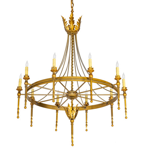 36" Wide Amaury 10 Light Chandelier