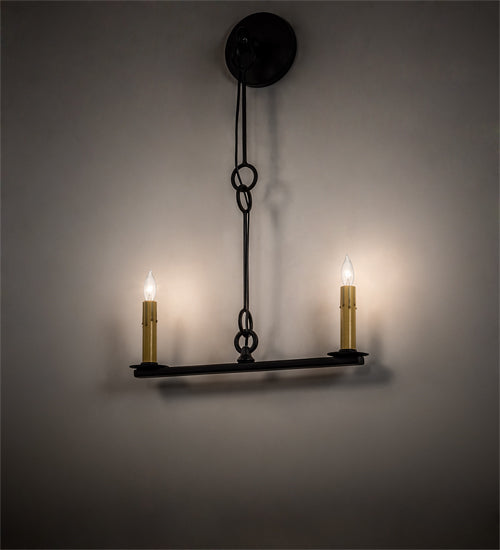 24" High Rochefort 2 Light Wall Sconce