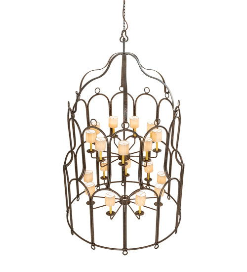 54" Wide Grand Stair 18 Light Chandelier