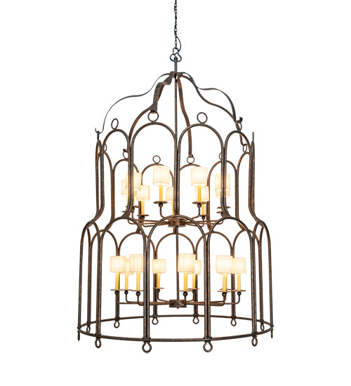 54" Wide Grand Stair 18 Light Chandelier