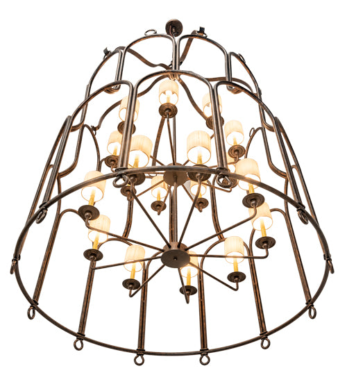 54" Wide Grand Stair 18 Light Chandelier